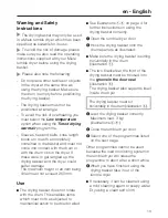 Preview for 13 page of Miele TK 111 Operating Instructions Manual