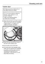 Preview for 39 page of Miele TKB 350 WP Operating Instructions Manual