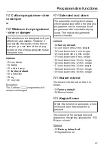 Preview for 67 page of Miele TKB 350 WP Operating Instructions Manual