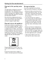 Preview for 2 page of Miele TKB 440 WP Operating Instructions Manual