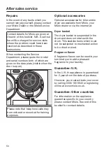 Предварительный просмотр 50 страницы Miele TKB 550 WP Operating Instructions Manual