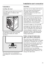 Preview for 63 page of Miele TKG 440 WP Operating Instructions Manual