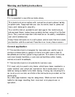 Preview for 6 page of Miele TKG 450 WP Operating Instructions Manual