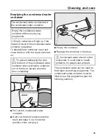 Preview for 39 page of Miele TKG 450 WP Operating Instructions Manual