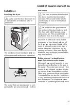 Preview for 67 page of Miele TKR 350 WP Operating Instructions Manual