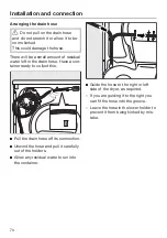 Preview for 70 page of Miele TKR 350 WP Operating Instructions Manual