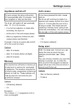 Preview for 81 page of Miele TKR 350 WP Operating Instructions Manual