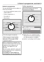 Предварительный просмотр 27 страницы Miele TKR 450 WP Operating Instructions Manual