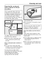 Предварительный просмотр 47 страницы Miele TKR 650 WP Operating Instructions Manual