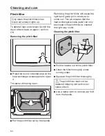 Предварительный просмотр 50 страницы Miele TKR 650 WP Operating Instructions Manual