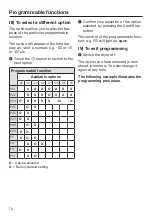 Preview for 70 page of Miele TMB540 WP Eco Operating Instructions Manual