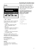 Preview for 17 page of Miele TMG 440 WP Operating Instructions Manual