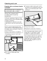 Preview for 38 page of Miele TMG 440 WP Operating Instructions Manual