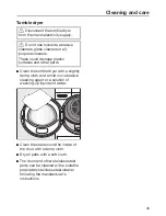 Preview for 45 page of Miele TMG 440 WP Operating Instructions Manual