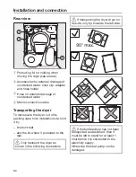 Preview for 60 page of Miele TMG 440 WP Operating Instructions Manual