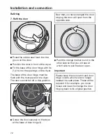 Preview for 72 page of Miele TMG 440 WP Operating Instructions Manual