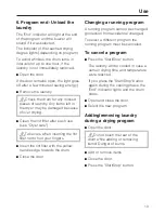 Preview for 13 page of Miele TOUCHTRONIC T 9802 Operating And Installation Instructions