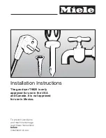 Preview for 33 page of Miele TOUCHTRONIC T 9820 Operating And Installation Instructions