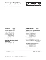 Preview for 56 page of Miele TOUCHTRONIC T 9820 Operating And Installation Instructions