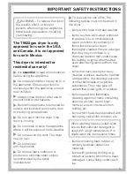 Preview for 5 page of Miele TOUCHTRONIC T 9822 Operating Instructions Manual