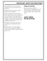 Preview for 7 page of Miele TOUCHTRONIC T 9822 Operating Instructions Manual