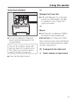 Предварительный просмотр 19 страницы Miele Touchtronic W 3033 Operating And Installation Instructions