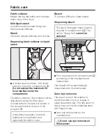 Предварительный просмотр 22 страницы Miele Touchtronic W 3033 Operating And Installation Instructions