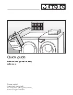 Предварительный просмотр 29 страницы Miele Touchtronic W 3033 Operating And Installation Instructions