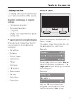 Preview for 7 page of Miele TOUCHTRONIC W 3039 Operating And Installation Manual