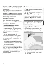 Preview for 56 page of Miele Triflex HX1 Cat&Dog SMML0 Operating Instructions Manual