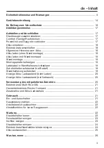 Preview for 3 page of Miele Triflex HX1 Pro Operating Instructions Manual