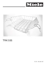 Preview for 1 page of Miele TRK 555 Manual