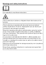 Preview for 6 page of Miele TSB 143 WP Operating Instructions Manual