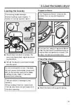 Preview for 25 page of Miele TSB 143 WP Operating Instructions Manual