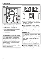 Preview for 54 page of Miele TSB 143 WP Operating Instructions Manual