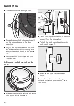 Preview for 62 page of Miele TSB 143 WP Operating Instructions Manual