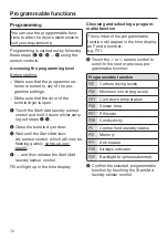 Preview for 72 page of Miele TSB 143 WP Operating Instructions Manual