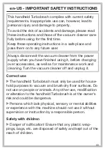 Preview for 69 page of Miele TURBO MINI STB 101 Operating Instructions Manual