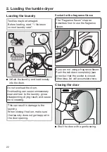 Предварительный просмотр 22 страницы Miele TWB 120 WP Operating Instructions Manual