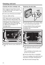 Предварительный просмотр 44 страницы Miele TWB 120 WP Operating Instructions Manual