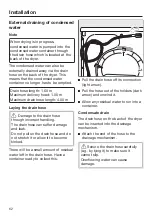 Предварительный просмотр 62 страницы Miele TWB 120 WP Operating Instructions Manual