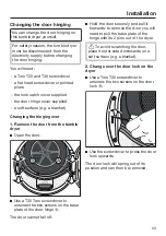 Предварительный просмотр 63 страницы Miele TWB 120 WP Operating Instructions Manual