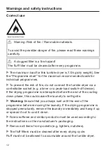 Preview for 12 page of Miele TWB 140 WP Operating Instructions Manual