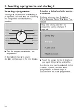 Preview for 26 page of Miele TWB 140 WP Operating Instructions Manual