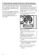 Preview for 30 page of Miele TWB 140 WP Operating Instructions Manual