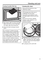 Preview for 45 page of Miele TWB 140 WP Operating Instructions Manual