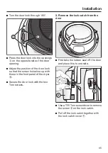 Preview for 65 page of Miele TWB 140 WP Operating Instructions Manual