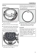 Preview for 69 page of Miele TWB 140 WP Operating Instructions Manual