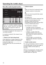 Preview for 18 page of Miele TWF 720 WP Operating Instructions Manual