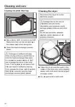 Preview for 44 page of Miele TWF 720 WP Operating Instructions Manual